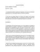 ANALISIS EXTERNO MACRO AMBIENTE EXTERNO