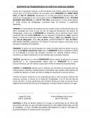 CONTRATO DE TRANSFERENCIA EN VENTA DE VEHICULO MENOR