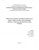 PROGRAMA NACIONAL DE FORMACIÓN DE EDUCACIÓN AVANZADA – ESPECIALIDAD EDUCACIÓN INICIAL