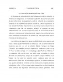 TALLER DE ETICA - GUERRERO AL BORDE DEL COLAPSO