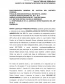 RECURSO DE INCONFORMIDAD POR NO EJERCICIO ACCION PENAL