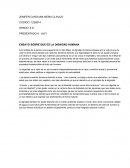 ENSAYO SOBRE QUE ES LA DIGNIDAD HUMANA