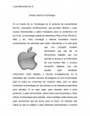 Ensayo sobre la Tecnología. Los electronicos de Apple