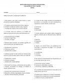 EVALUACIÓN DE ÉTICA Y VALORES