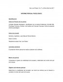 Informe Pericial Psicología