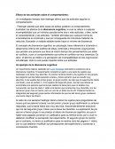 Efecto de las actitudes sobre el comportamiento