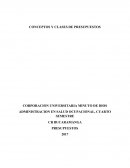 CONCEPTOS Y CLASES DE PRESUPUESTOS