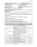 Comunicación por medios electrónicos.