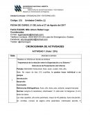 Realizar un Informe en donde se enfoque "Importancia de la relación entre la Organización y su Entorno "