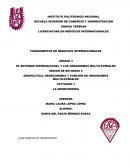 SESION DE ESTUDIOS 4 GEOPOLITICA, GEOECONOMIA Y FUNCION DE ORGANISMOS MULTILATERALES
