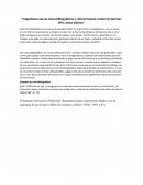 “Importancia de las citas bibliográficas y referenciación conforme Normas APA, sexta edición”