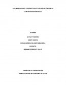 LAS OBLIGACIONES CONTRACTUALES Y SU RELACIÓN CON LA CONTRATACIÓN EN SALUD
