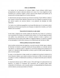 CHILE v/s ARGENTINA. Página 1