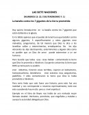 La batalla contra los 7 gigantes de la tierra prometida