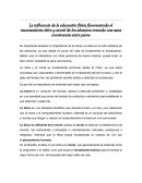 La influencia de la educación física favoreciendo el razonamiento ético y moral de los alumnos creando una sana convivencia entre pares