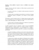 Ejercicio 2. Cómo establecer el precio de venta y la utilidad en una empresa industrial?