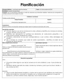 Modalidad: situación de aprendizaje