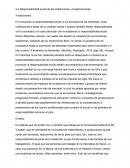 Desarrollo del concepto de responsabilidad social. En conclusión la responsabilidad social no es exclusiva de las empresas