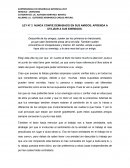 LEY N° 2 NUNCA CONFIE DEMASIADO EN SUS AMIGOS; APRENDA A UTILIZAR A SUS ENEMIGOS