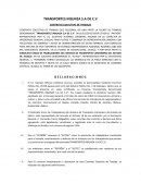 TRANSPORTES INSUNZA S.A DE C.V CONTRATO COLECTIVO DE TRABAJO