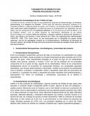 Caracterización bromatológica de las Tortillas de trigo