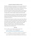 ¿Qué opina de la influencia del conflicto en la mente?