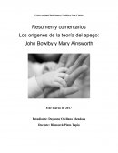 Apego de Bowlby y Ainsworth