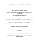 PSICOLOGÍA DE LA EDUCACIÓN I PSICOLOGÍA EVOLUTIVA I