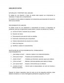 ANÁLISIS DE DATOS NATURALEZA Y PROPÓSITO DEL ANÁLISIS