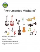Instrumentos Musicales. Artes Musicales