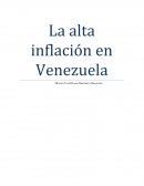 Alta inflación en Venezuela