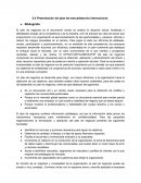 Presentación del plan de mercadotecnia internacional