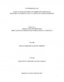 SIMULACIÓN DE MODELOS DE OPERACIONES Y LOGÍSTICA