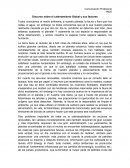 Discurso sobre el calentamiento Global y sus factores