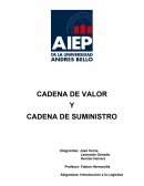 CADENA DE VALOR Y CADENA DE SUMINISTRO