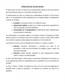 Formacion del estado nacion