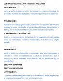 Guion para el desarrollo de proyecto