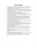 Ciencias sociales. Ideas Principales