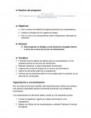 Inocua Programa de Calidad e Inocuidad alimentaria