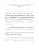 TEORÍA PARA LA TOMA DE DECISIONES EN EL GOBIERNO