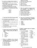 EXAMEN DE DIAGNÓSTICO CORRESPONDIENTE A LA ASIGNATURA DE TECNOLOGÍA PARA PRIMER GRADO
