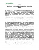 COMO ES LA DECLARACION, TRANSACCION, RECIBO Y FINIQUITO DE CONTRATO DE TRABAJO