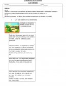 Evaluación de la unidad Los hábitats