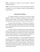 Tema: Conocimientos del protocolo en caso de accidente laboral del Personal de Enfermería.