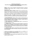 Plan de desarrollo local, políticas públicas, nueva gestión pública y principios de derecho administrativo