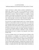 LA LOGISTICA INVERSA; EMPRESAS MIRANDO SUS PROCESOS HACIA ATRÁS, HACIA EL FUTURO