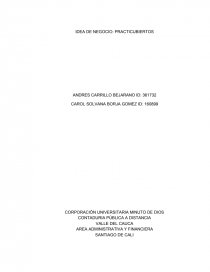 Informe practicubiertos Formulación y Evaluación de Proyectos. Página 1