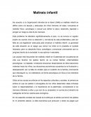 Maltro infantil. Hogar Temporal SBS