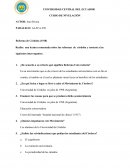 Realice una lectura comentada sobre las reformas de córdoba y conteste a las siguientes interrogantes: Reforma de córdoba