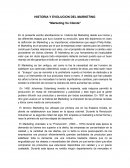 La Historia y evolucion del marketing